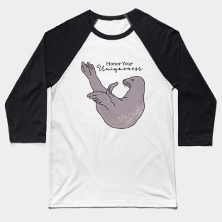 Seal Yoga Baseball T-Shirt